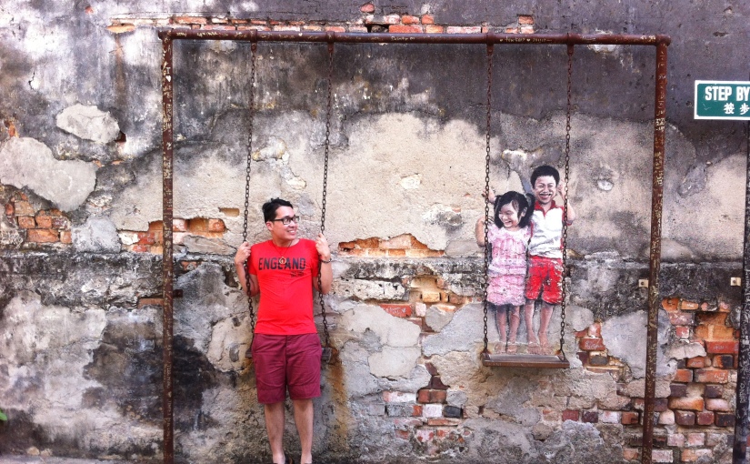 The Most Awesome Travelling Moment in 2014 : (1) Penang Street Art