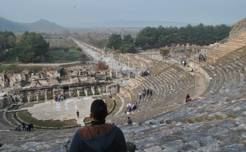 The Most Awesome Travel Moment  (9) : Melihat Langsung Ephesus Serasa Berada di Film Yunani