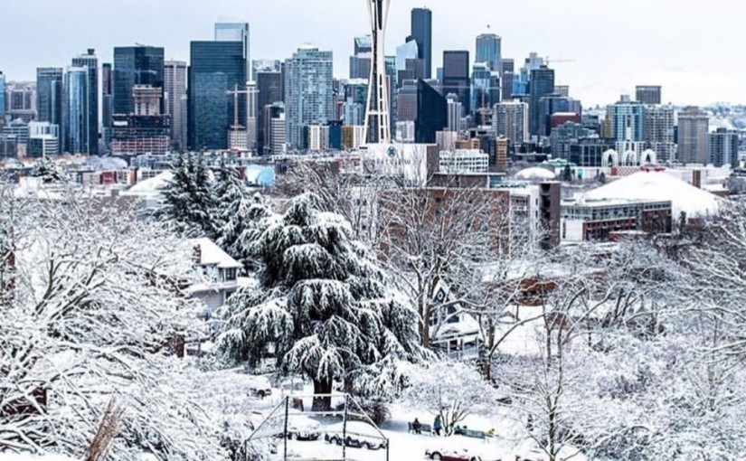 Winter in Seattle : Ketika Salju Datang Tak Disangka Menyelimuti Kota (Kisah 9 Bulan di Seattle)